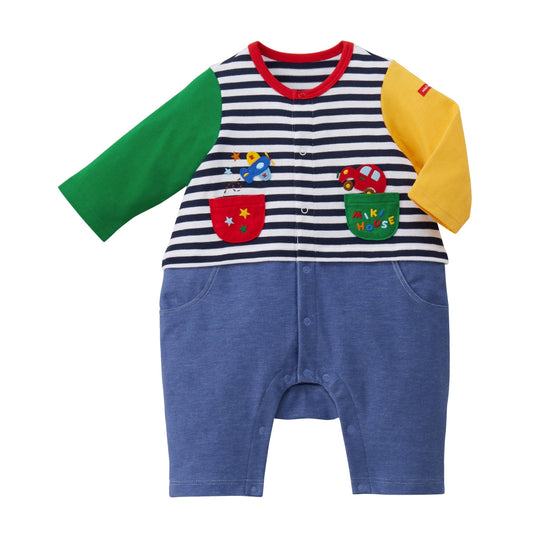 Multicolor Vehicles Coveralls